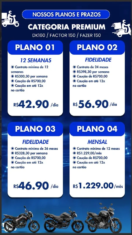 Yamaha FACTOR 150 ED 2025 para alugar em Londrina - Foto 2