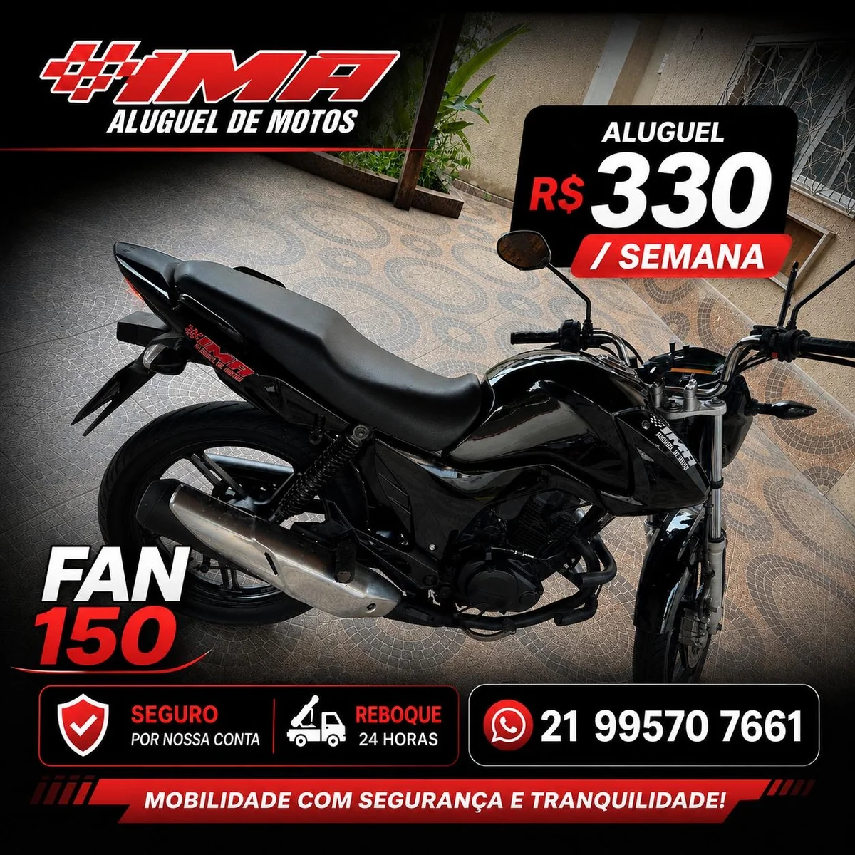 Honda FAN 2014 para alugar em Rio De Janeiro  - Foto 1
