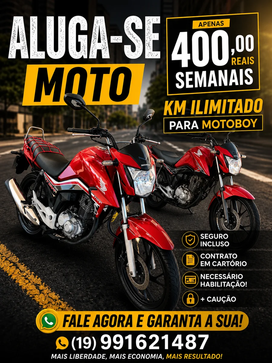 Honda TITAN 160 2019 para alugar em Valinhos - Foto 2