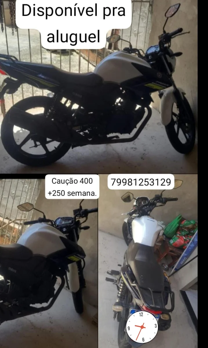 Yamaha FAZER YS 2021 para alugar em Aracaju