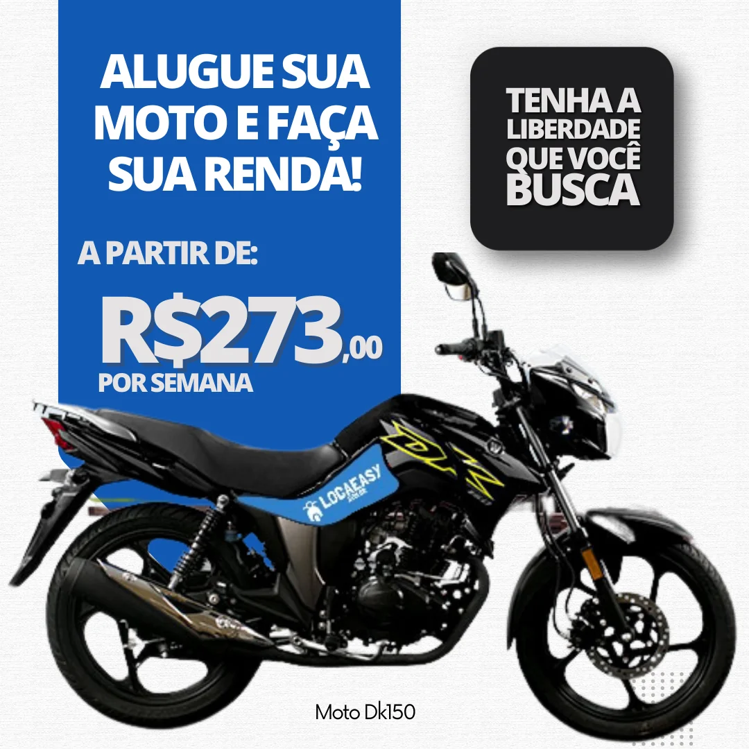 Haojue DK150 2024 para alugar em Porto Seguro