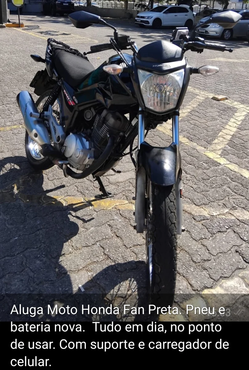 Honda FAN 2014 para alugar em Fortaleza